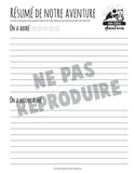 NOTRE JOURNAL AVENTURES • EXPÉDITION